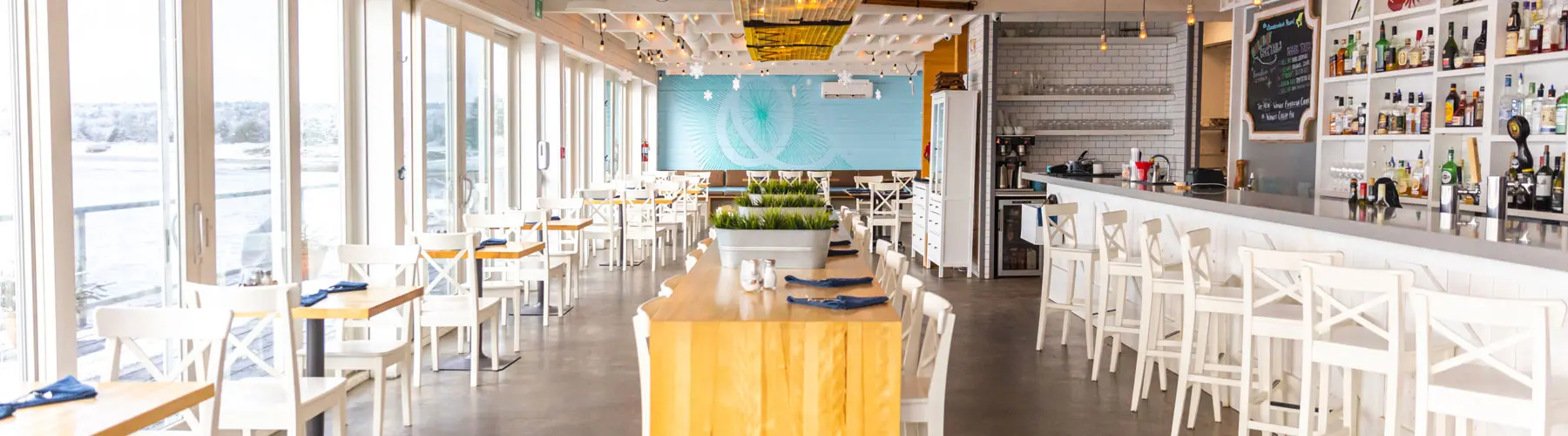 The Grill dining room with ocean view